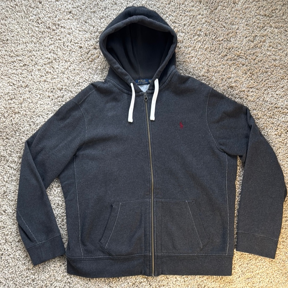 NWOT Polo Ralph Lauren Charcoal Hoodie